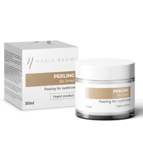 Peeling do brwi