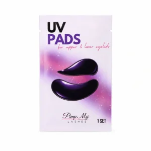 Czarne płatki na powieki górne i dolne do metody UV Pimp My Lashes